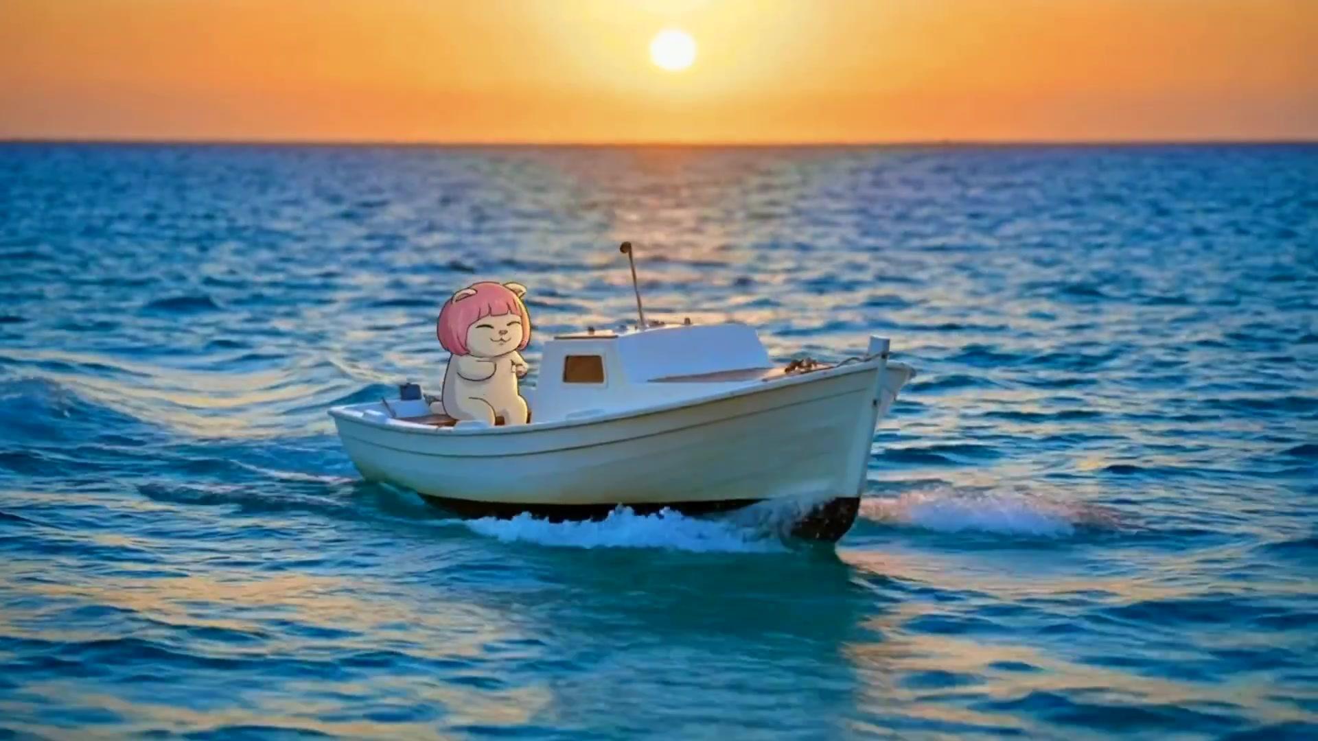 「ボブ猫マッシュの旅」in エーゲ海